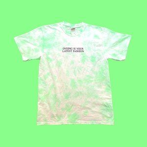 Dyeing Is Your Latest Fashion - Neon Green Tie Dye T-Shirt